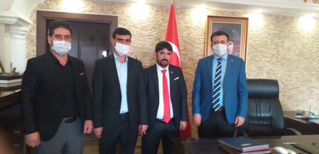 Aziz Akkuş `tan Kaymakam Kadir Yurdagül `a Ziyaret